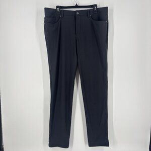 Lululemon ABC Pants Mens Size 36 Athletic Dark Gray Chino Golf 5 Pocket